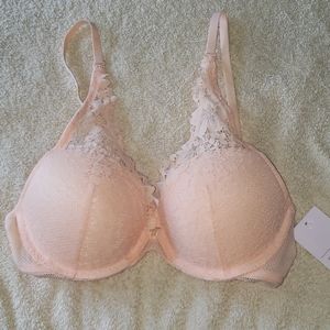 NWT Auden plunge coverage push up bra 32C